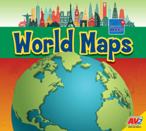 Book cover showing a globe