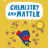 Book cover showing a superhero and several small minions