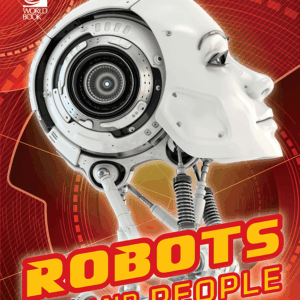 Book cover showing a robot that looks like a person