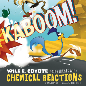 Book cover showing Wile E. Coyote and roadrunner running in the desert