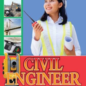 Book cover showing a woman holding a blueprint and wearing a bright vest