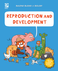 Book cover with a farmer and several animals around