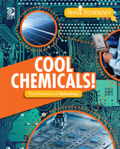 Book cover showing close ups of chips and computer technology