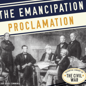 Book cover with an image of the signing of the proclamation