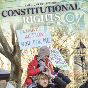 Book cover showing protestors