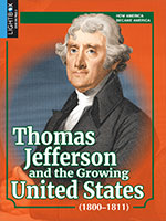 Book cover showing a portrait of Thomas Jefferson