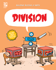Book cover showing a division sign doing a magic trick