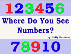Book cover with colorful numbers