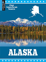 Alaska book cover showing a lake and mountain