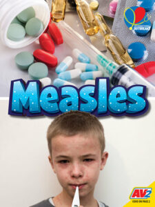 Book cover showing a kid with a thermometer and medicine