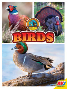 book cover with a picture of a pheasant, duck and turkey.