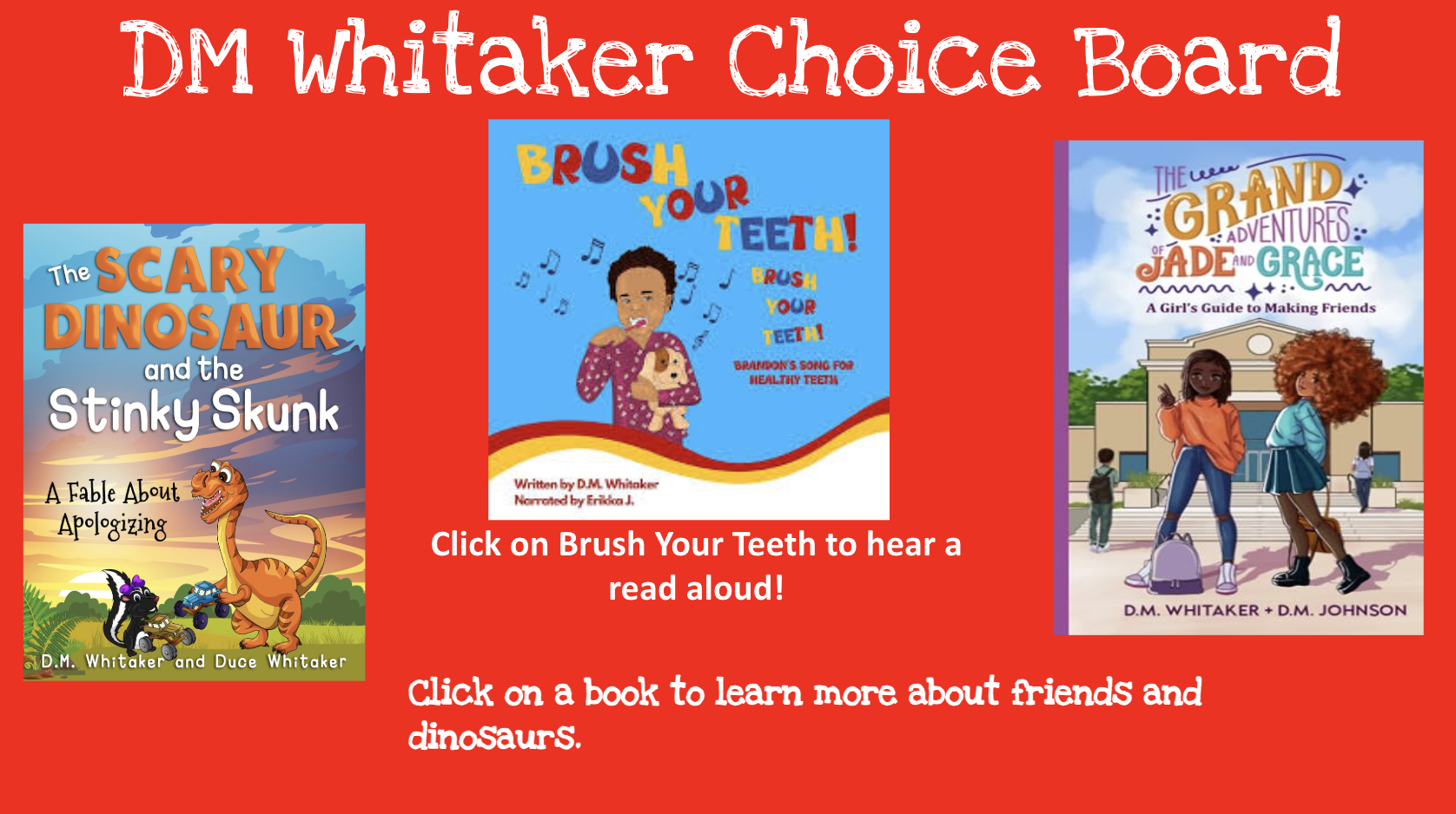 DM Whitaker Choice Board