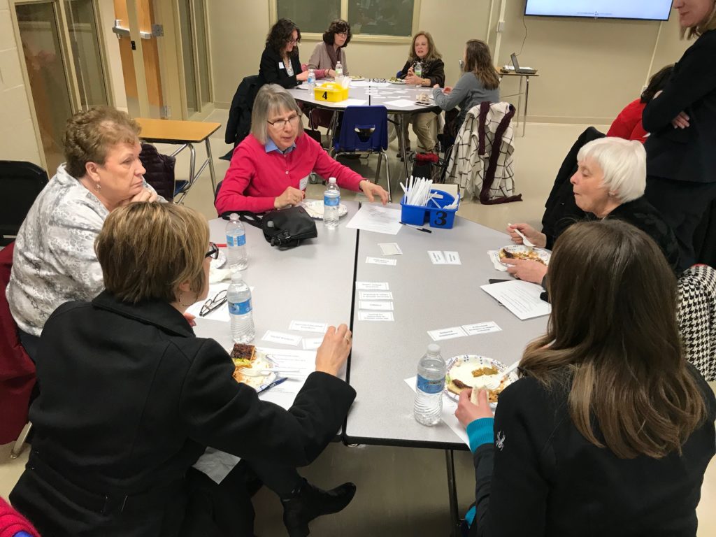 Photo of participants of Citizens Academy working on a problem