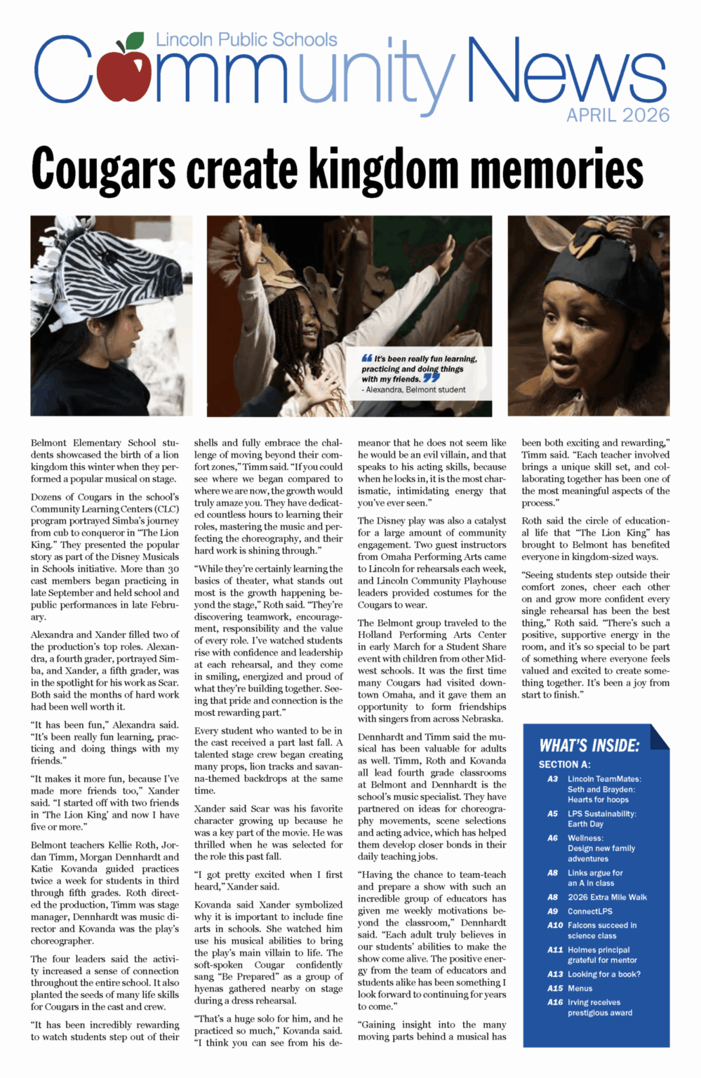 Community News Cover April 2026