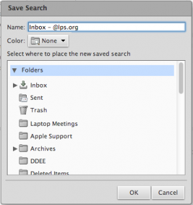 save search