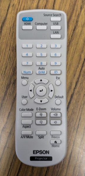 Epson 770F Projector Remote