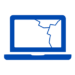 Damaged Laptop Damaged Laptop