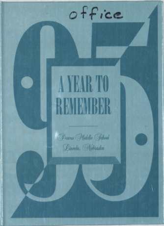 1995 Dawes Middle School Yearbook