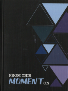 Yearbook cover with a geometric design