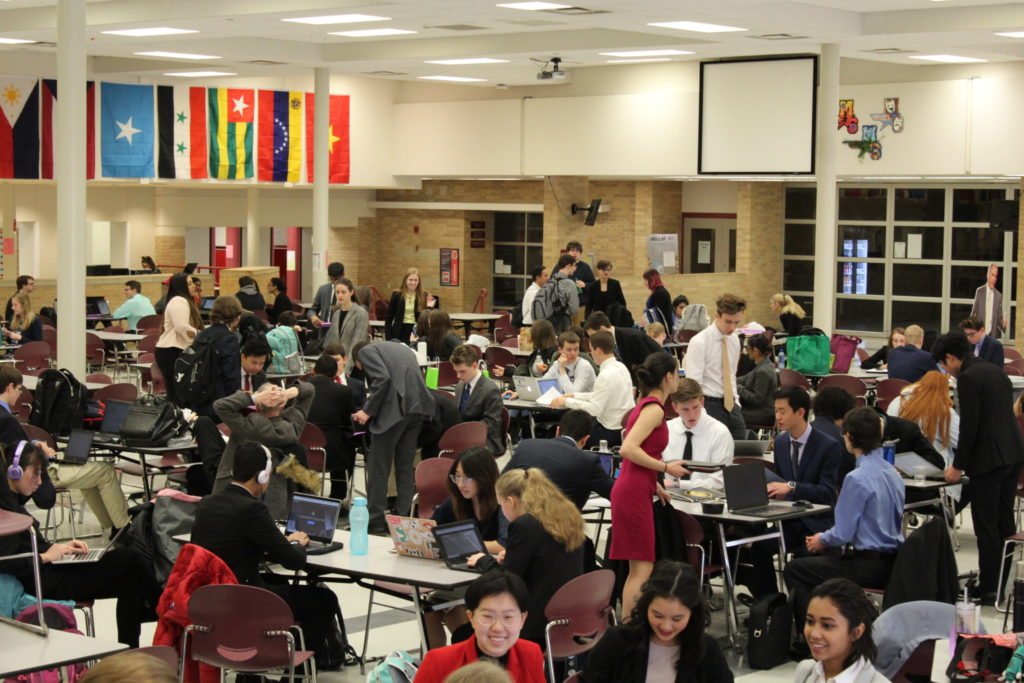 Debaters prepare for the next round