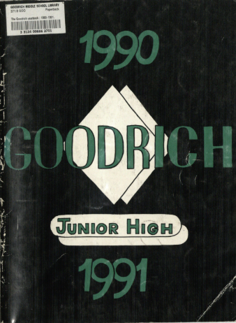 1991 Goodrich Junior High Yearbook