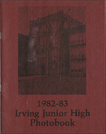 1983 Irving Junior High Yearbook