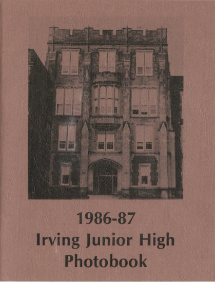 1987 Irving Junior High Yearbook