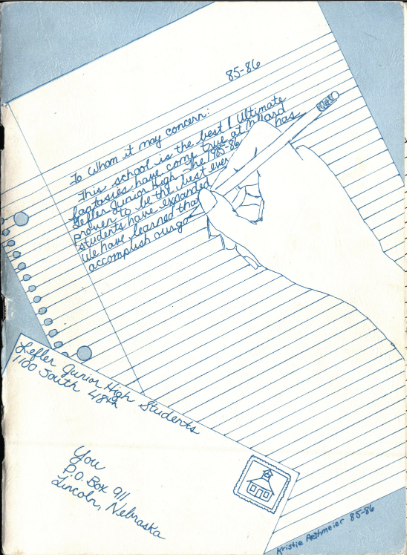 1986 Lefler Junior High Yearbook