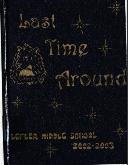 2003 Lefler Middle School Yearbook