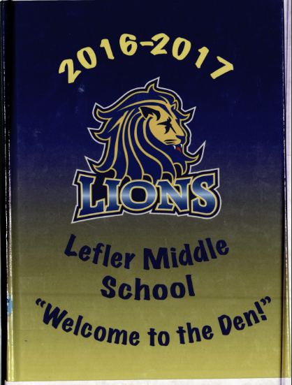 2017 Lefler Middle School Yearbook