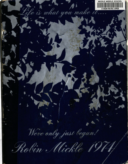 1974 Mickle Junior High Yearbook