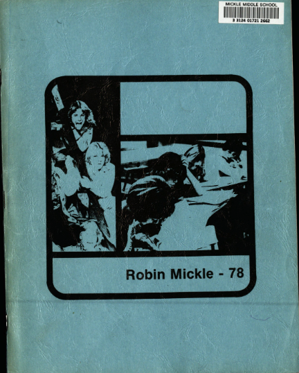 1978 Mickle Junior High Yearbook