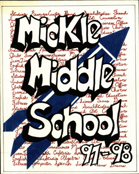 1998 Mickle Middle School Yearbook