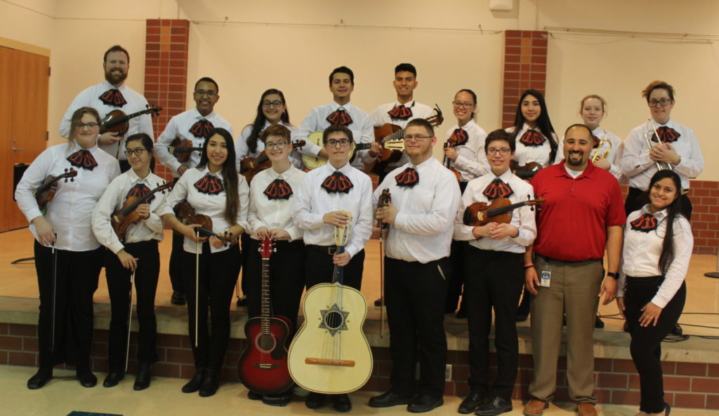 Group shot with Scott principal Marco Pedroza