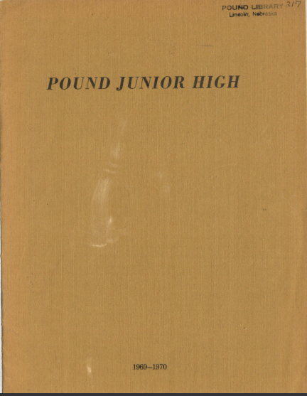 1970 Pound Junior High Yearbook