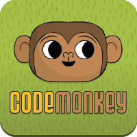 The Code Monkey Icon featuring a cartoon monkey head and text "CodeMonkey"