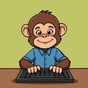 Monkey typing