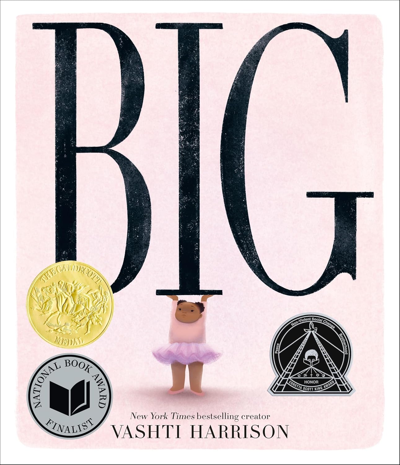 Cover of Big by Vashti Harrison. This image is linked to a Google Slides choice board.