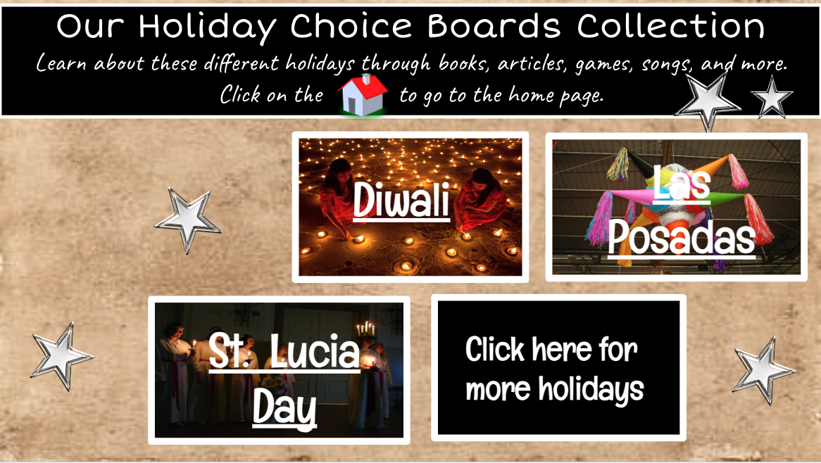 Holidays Choice Board